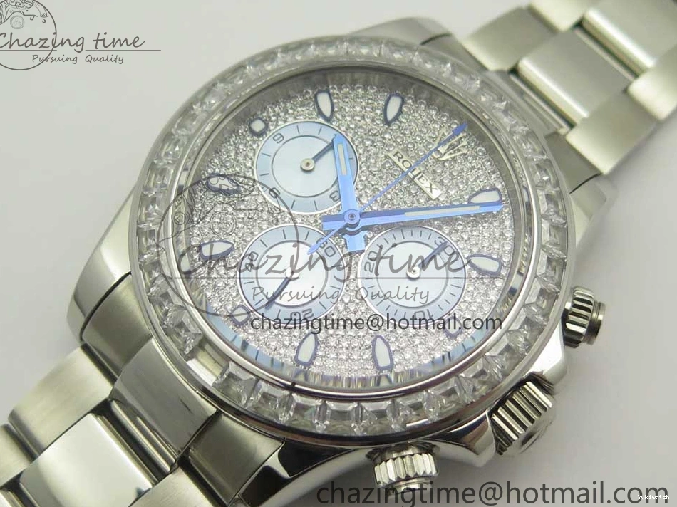 SS Diamond Bracelet BLF Edition Best 116576TBR SS On Dial A4130 Daytona 0415